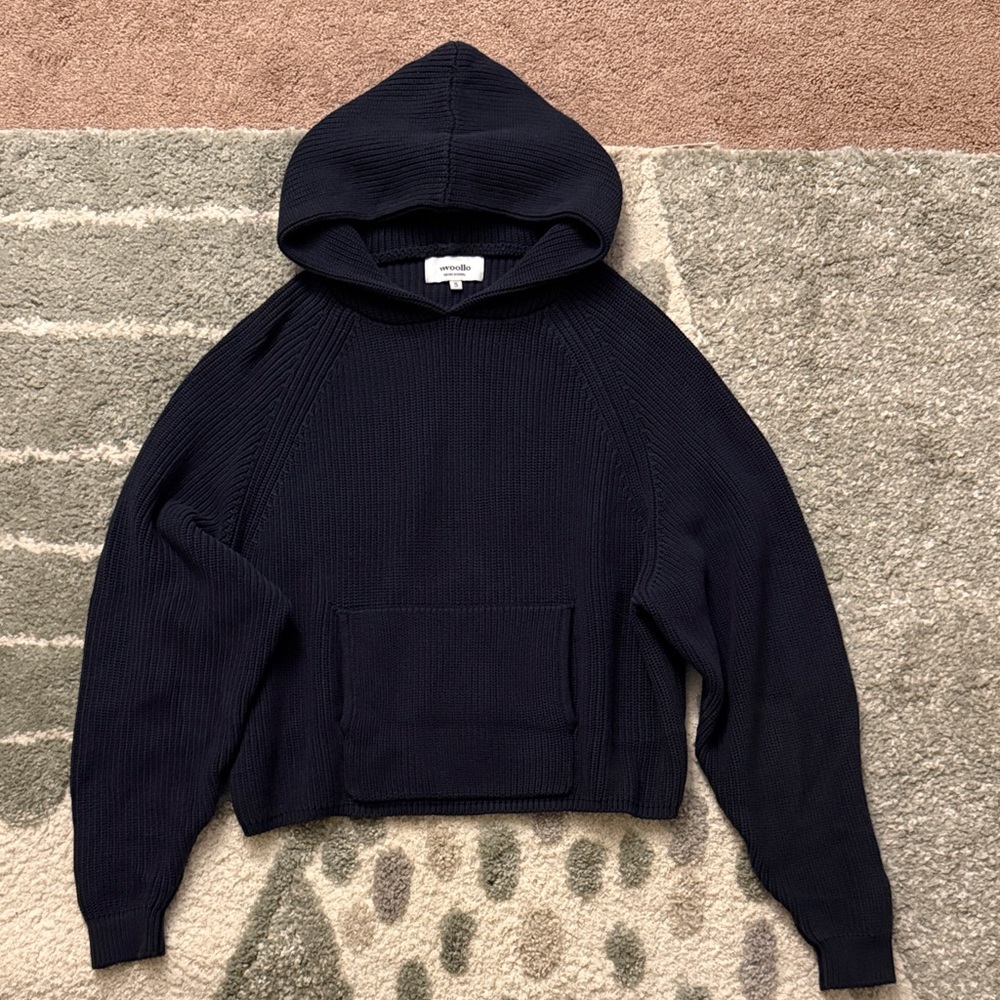 vwoollo Star Knit Hoodie